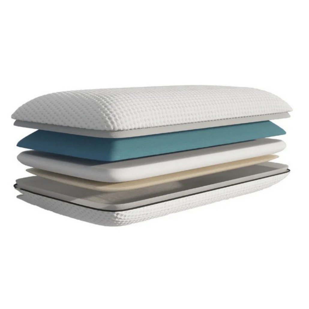 triple-layer memory foam pillow