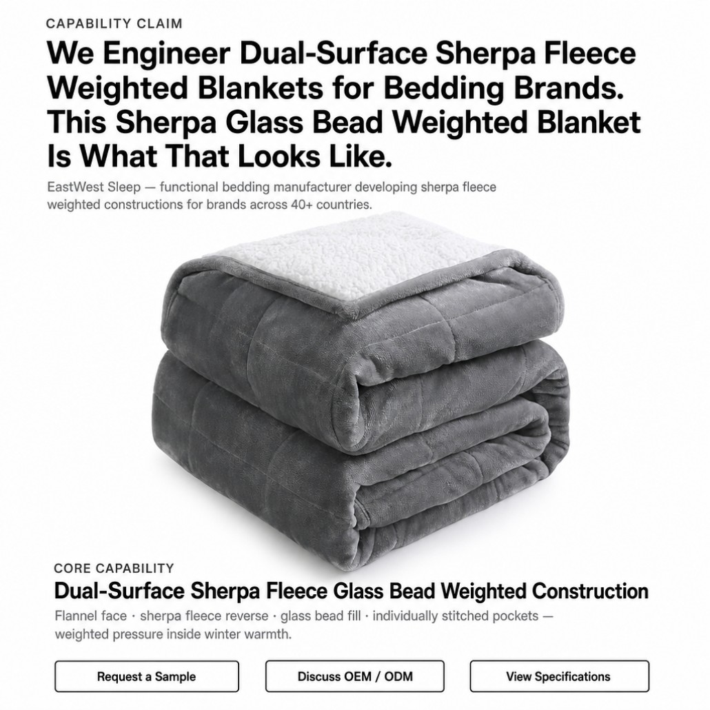 sherpa weighted blanket