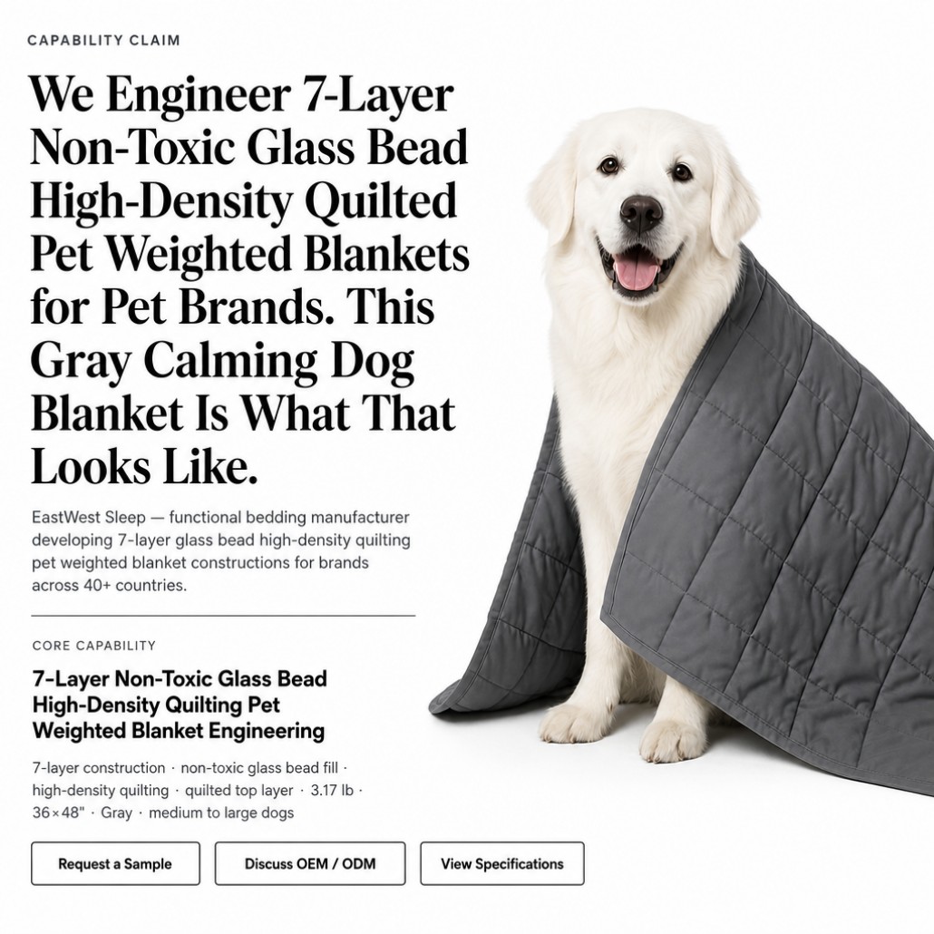 weighted blanket for dogs anxiety