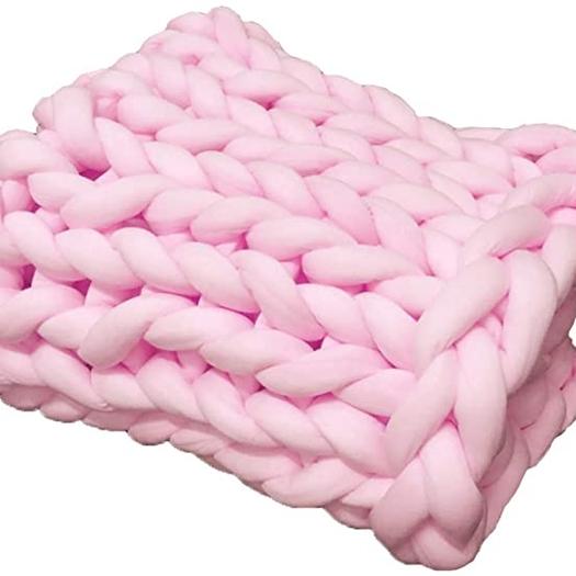 cotton crochet knit blanket